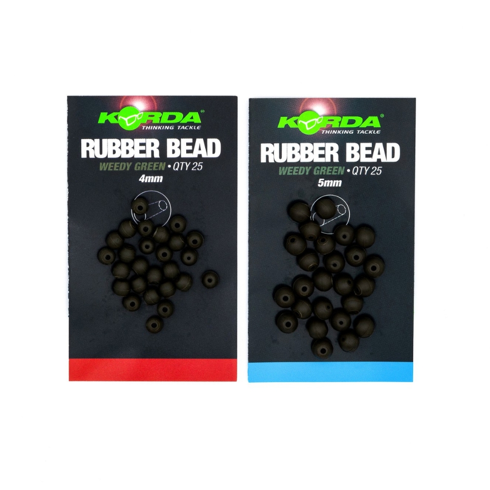 Korda Rubber Beads 4mm & 5mm
